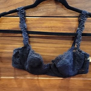 La Perla Black Lace Demi Cup Bra